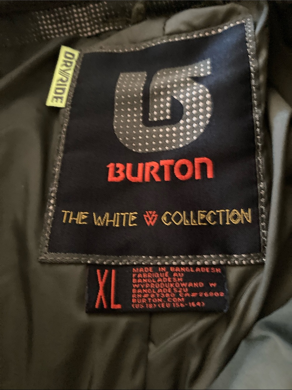 Burton Kids  the white collection snow /ski pants size xl - Picture 2 of 9